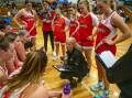 ROLL WITH THE PUNCHES: Tornadoes coach Sarah Veale was proud of the character her group showed during a road trip with challenges. Picture: Paul Scambler