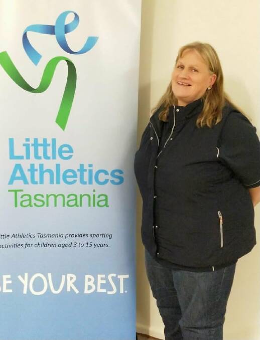 WELL-DESERVED: Kay Knee has received Little Athletics Tasmania life membership for her dedication to the sport across the past 20 years. Picture: Supplied 