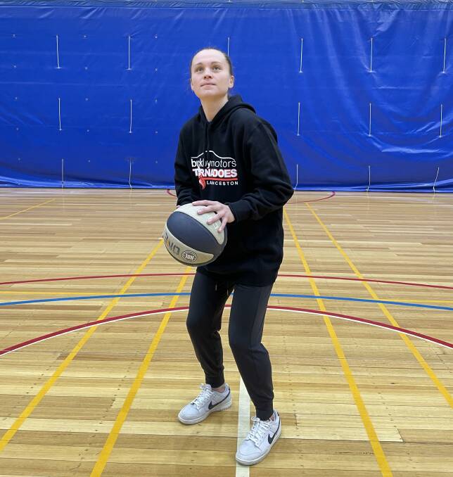 Tornadoes recruit Riley Lupfer at Elphin Sports Centre. Picture by Brian Allen 