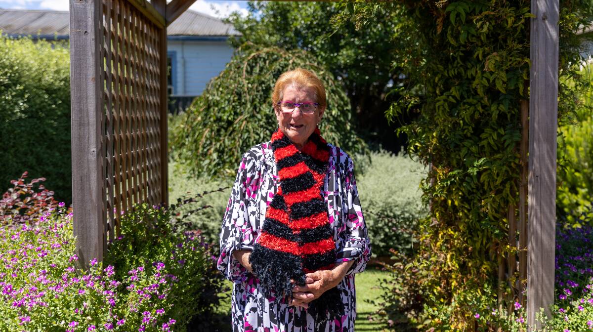 AT HOME: OAM recipient Tasma Lapham pictured in her garden.