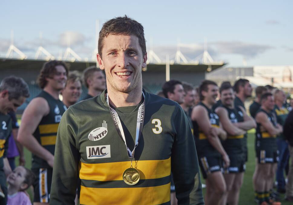 St Pats' Jake Laskey was awarded the David O'Keefe Medal as best on ground. Picture by Rod Thompson