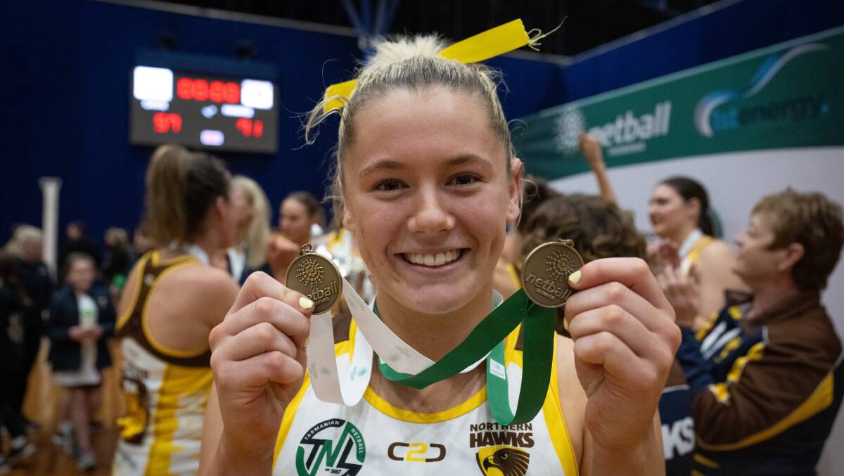 Hawks young gun Ellie Marshall, 18, was named grand final MVP in her side's win against Cavaliers in July. Picture by Paul Scambler