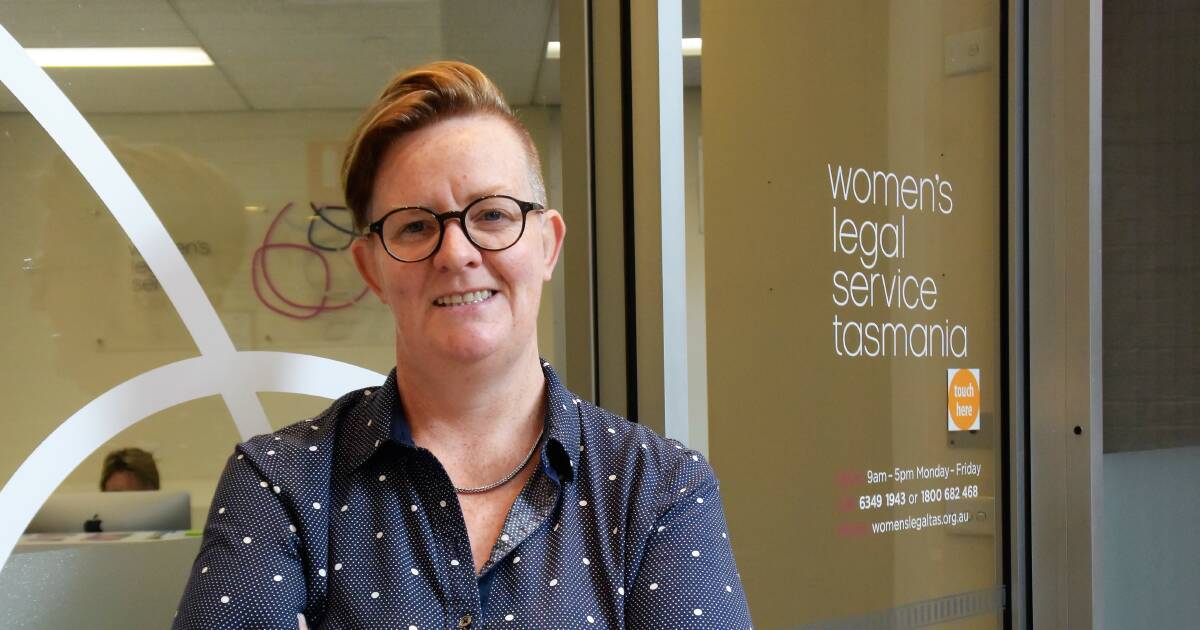 New office: Womens Legal Service Tasmania chief executive Susan Fahey outside the new Launceston office. Picture: Lucy Stone