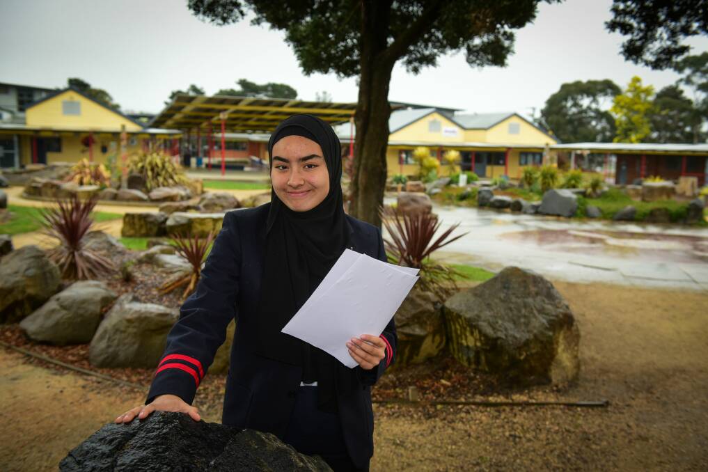 Writer: Maryam Ali was the Year 9/10 winner from Tasmania at the Whitlam Institute's What Matters? Essay competition. Picture: Paul Scambler