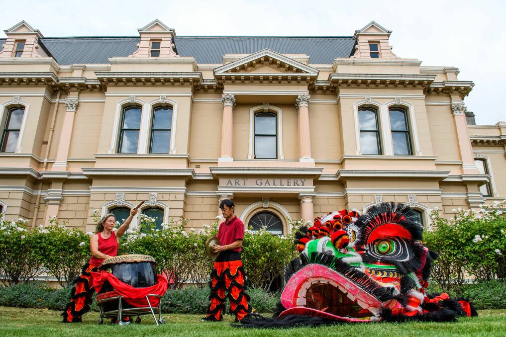 Cultural: QVMAG prepared for the opening of the new exhibition, Our Chinese Treasures: The Wong Collection and their Chinese New Year celebrations. Picture: Scott Gelston.