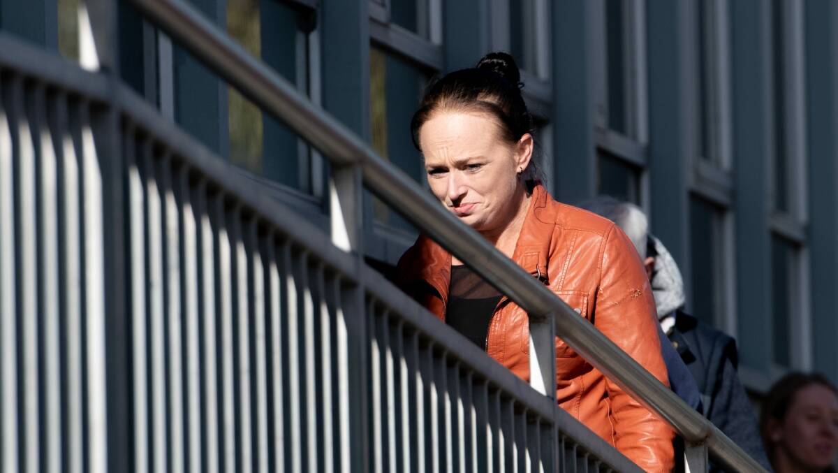Elizabeth Quill photographed walking into the Launceston Magistrates Court in May. Picture: Paul Scambler 