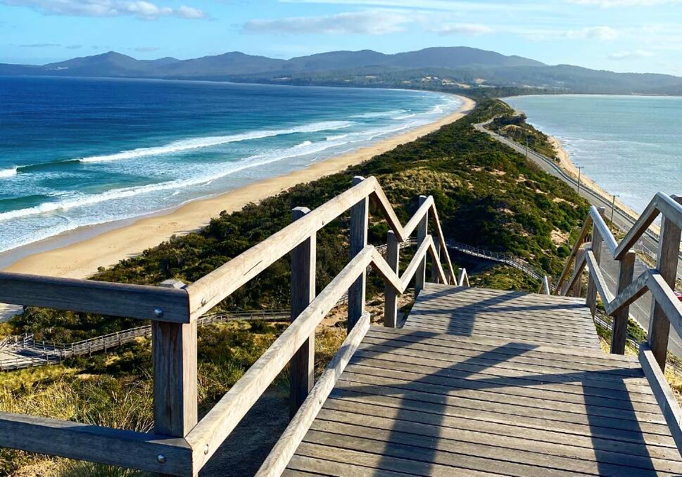 Bruny Island's iconic stair shot.
