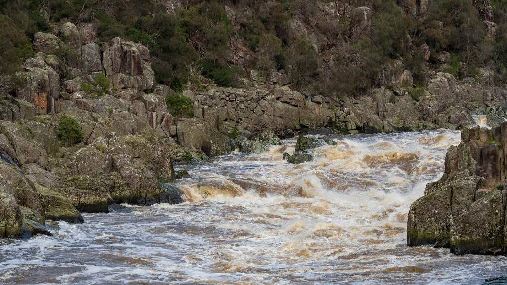 Man rescued after stuck in Cataract Gorge floodwaters
