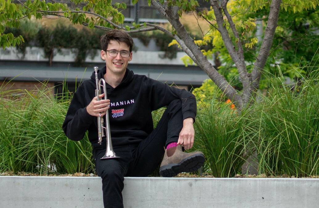 Tassie trumpeter thrusted onto national stage for historic Test match