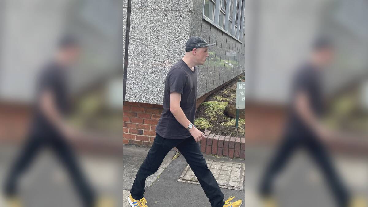Samuel Darren Connell leaving the Launceston Magistrates Court in September after pleading guilty.