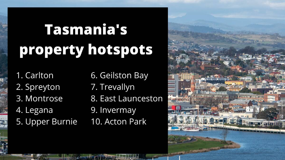 Tasmania's top suburbs tipped for strong property price growth