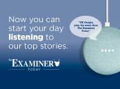 Listen to The Examiner's headlines on your smart speaker