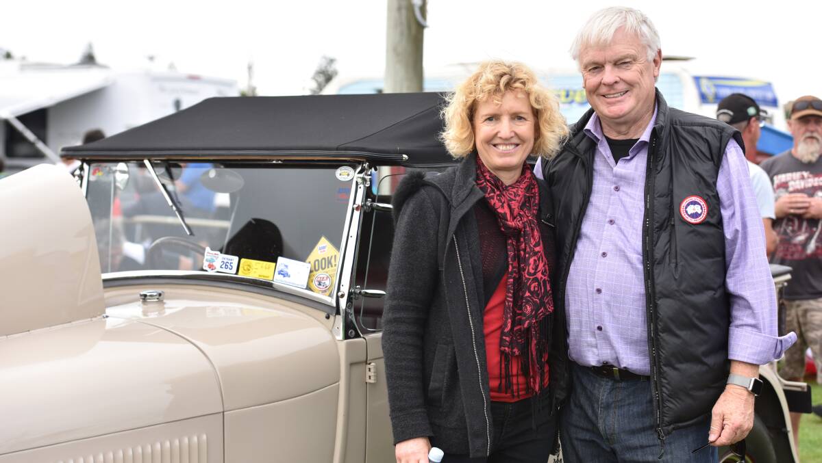 Rob Woolley with his partner, Murchison independent MLC Ruth Forrest.