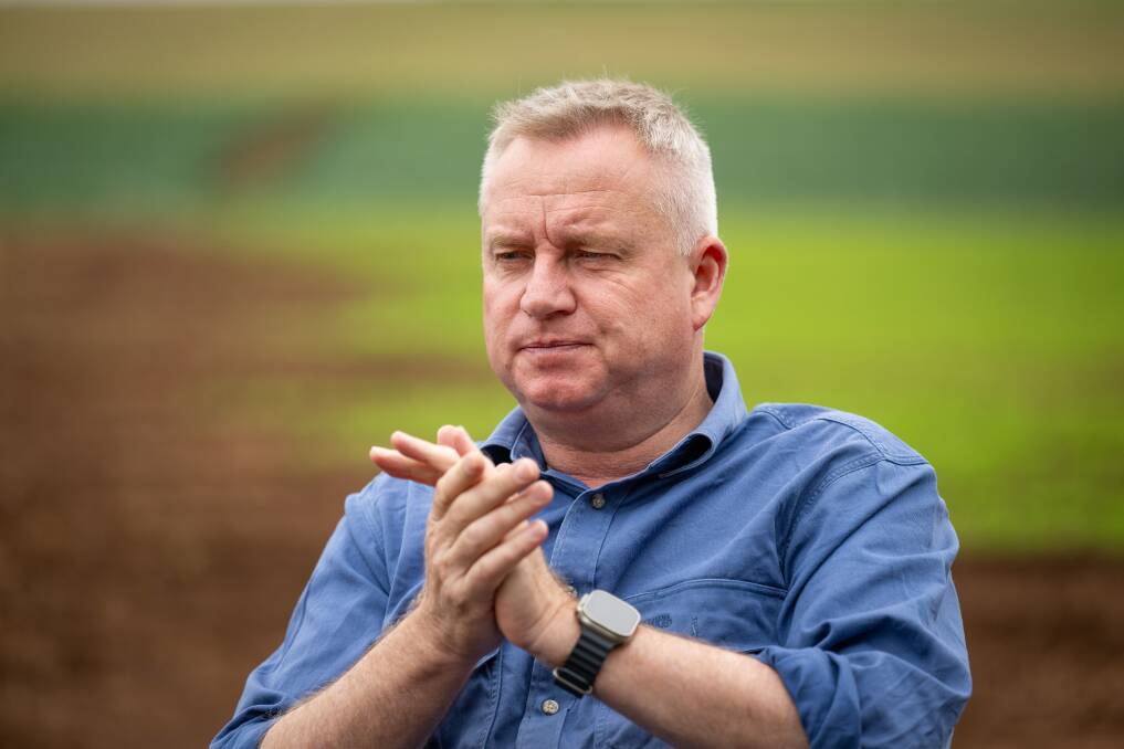 Premier Jeremy Rockliff on his family farm. Picture by Katri Strooband 