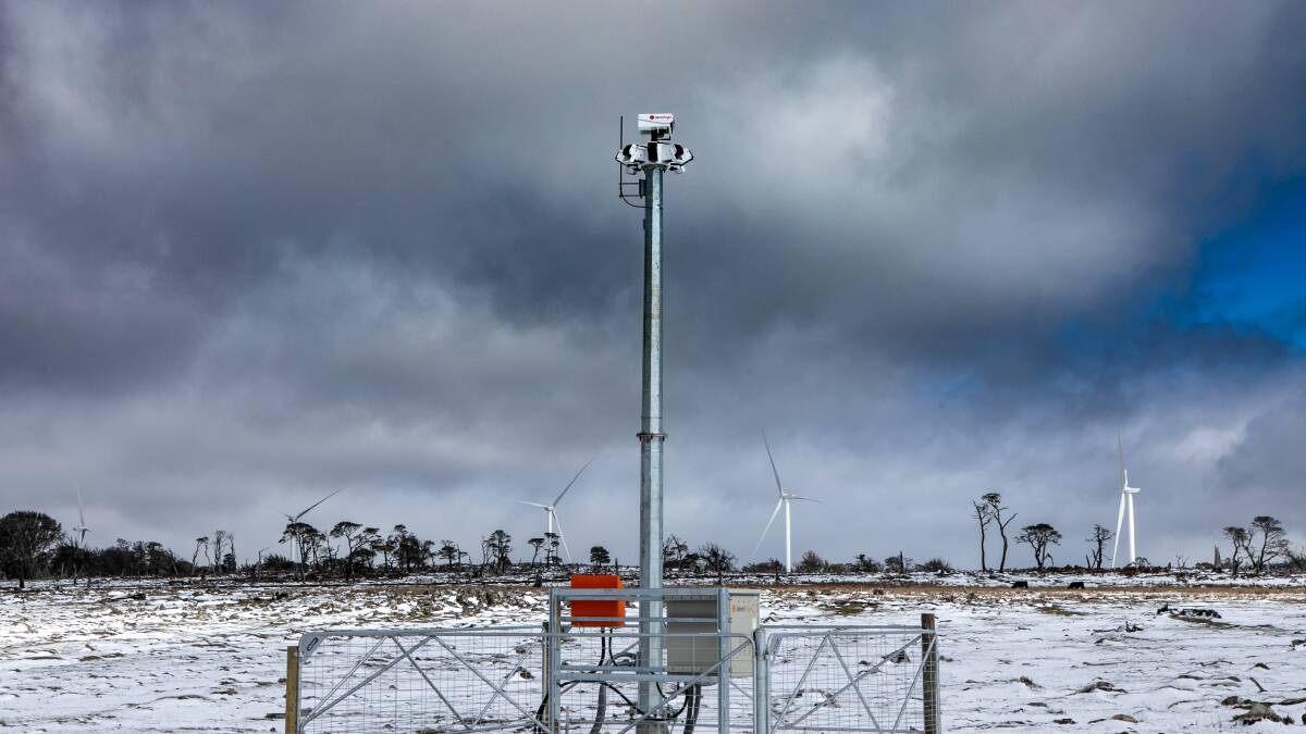 Eagle safety tech installed at new Tasmanian wind farm