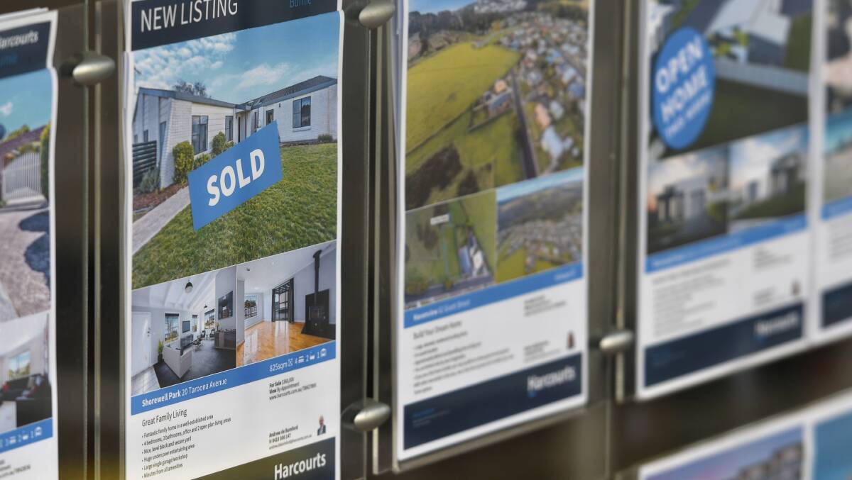 HOT DEMAND:Tasmanian house prices have been soaring. Picture: BRODIE WEEDING.