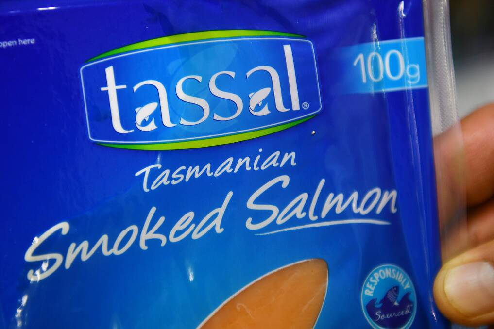 Tassal product. Picture by Brodie Weeding.