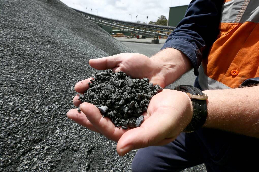 Crushed ore at the Avebury Nickel Mine. Picture by Rodney Braithwaite.