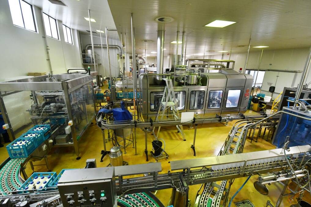 The Betta Milk factory in Burnie. File picture
