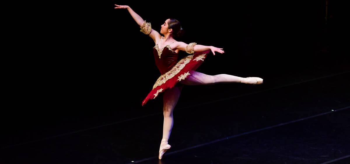 Peta Shierlaw dances in the restricted classical solo, 14 years and over category. 