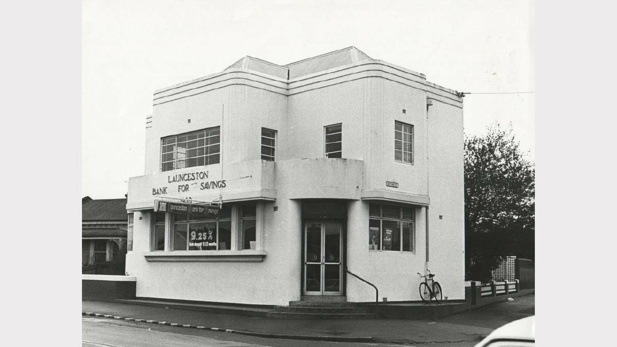 VINTAGE: The Launceston Bank for Savings located at the corner of Invermay Road and Bryan Street, Invermay in 1978. The institution was the first savings bank in Australia. Picture: File