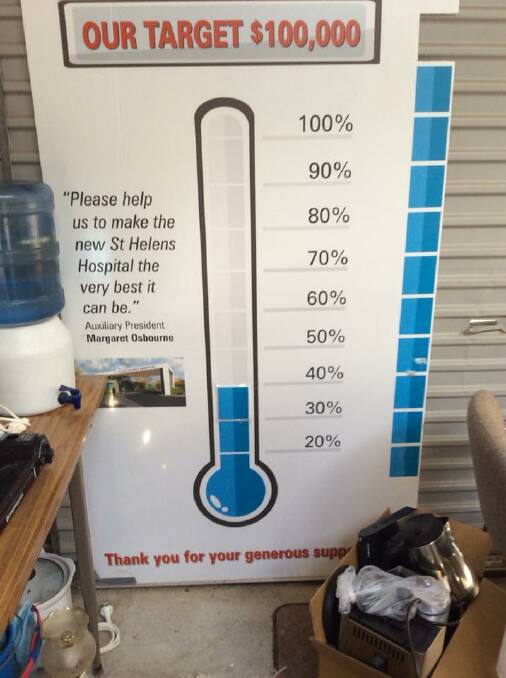DONATION: The club has raised $40,000 so far - 40 per cent of its total goal. PIcture: Supplied