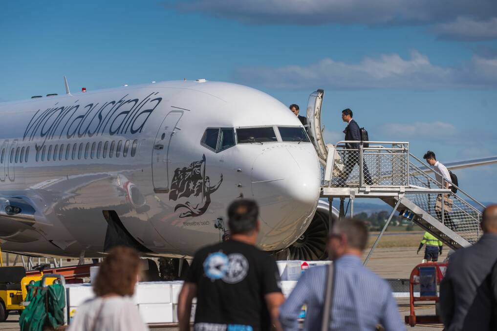 STAGNANT: Neither Virgin Australia nor Qantas Group have plans to increase flights in Launceston. Picture: Phillip Biggs