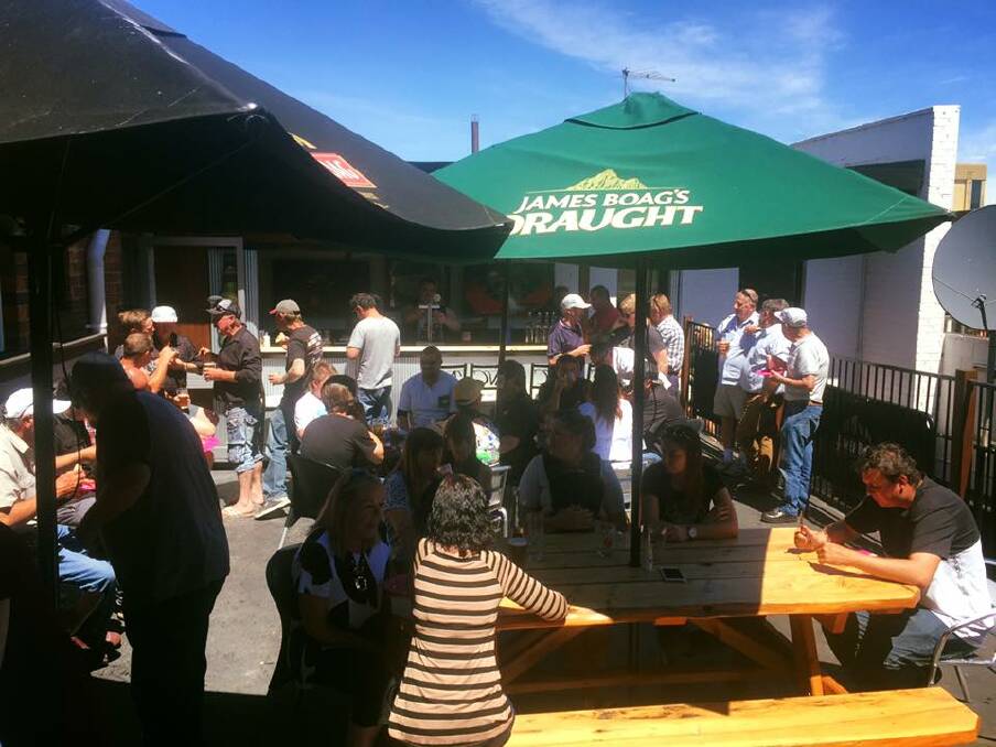 CHEERS: O'Keefe's Hotel's outdoor section. Picture: Supplied