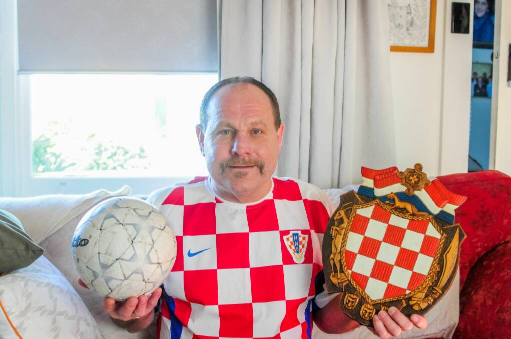 FINALE: Stefan Degač immigrated to Australia in 1979 from Croatia. He will be cheering on his boys from Launceston on Monday morning. Picture: Neil Richardson