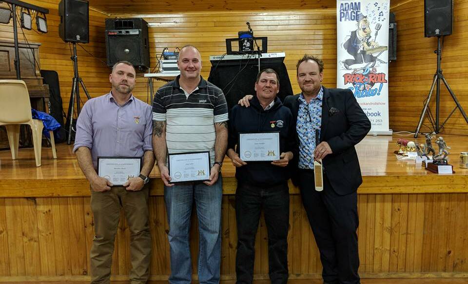 TEAM OF THE YEAR: Matt Harris, Greg Cullen, Dave Franklin and Damian Whybrow all made TCL teams of the year in their respective divisions. Picture: Supplied