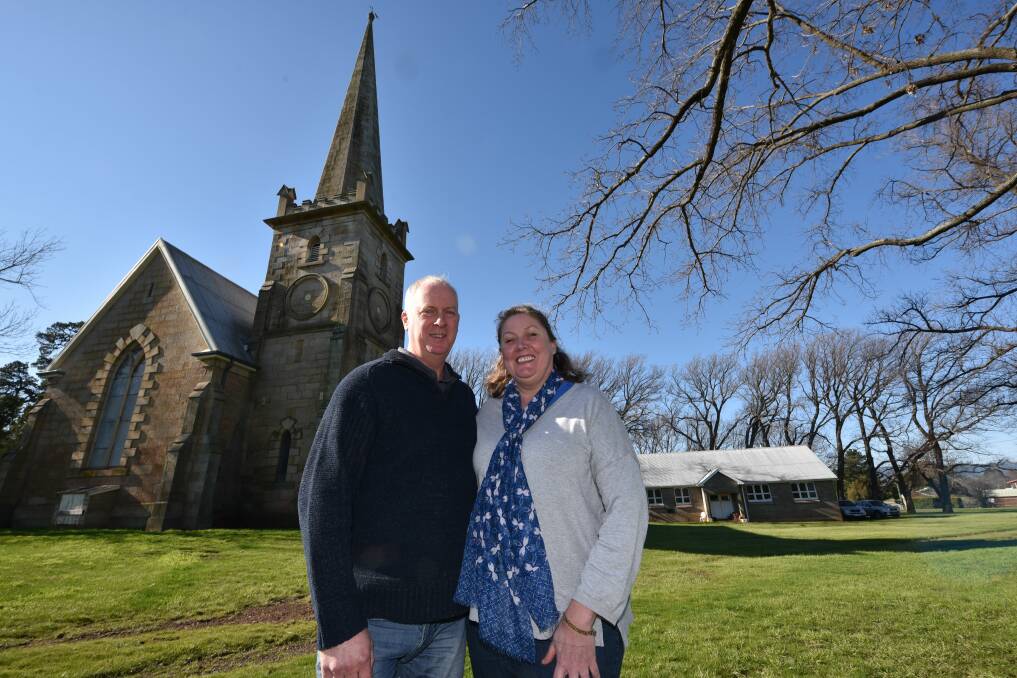 RESTORATION: Karen Graham and Garry Graham bought the church in 2014. Picture: Paul Scambler