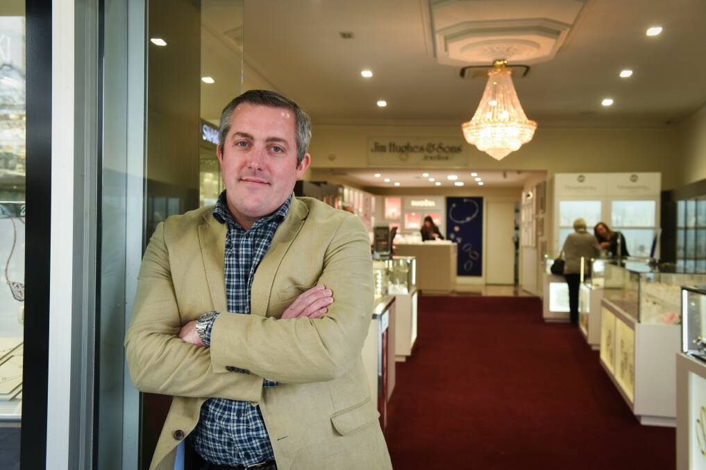 JEWELLER: Jim Hughes and Sons Jewellers owner Rob Turner is sponsoring an award at the 2018 Business Excellence Awards. Picture: Paul Scambler