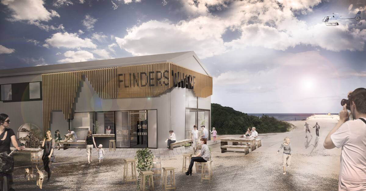 WHARF: The Flinders Island Wharf Shed was designed by Launceston company S.Group. Picture: Supplied