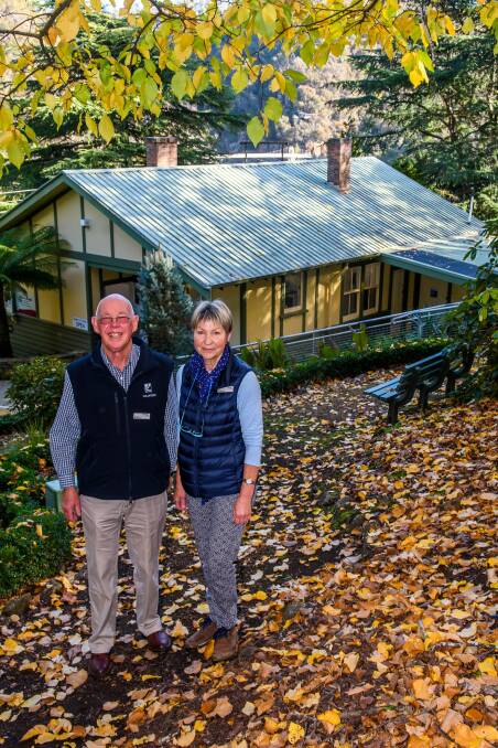 VOLUNTEERING: Basin Cottage secretary Colin Williams and volunteer Bernice Kelly put a lot of time into their roles. Picture: Scott Gelston