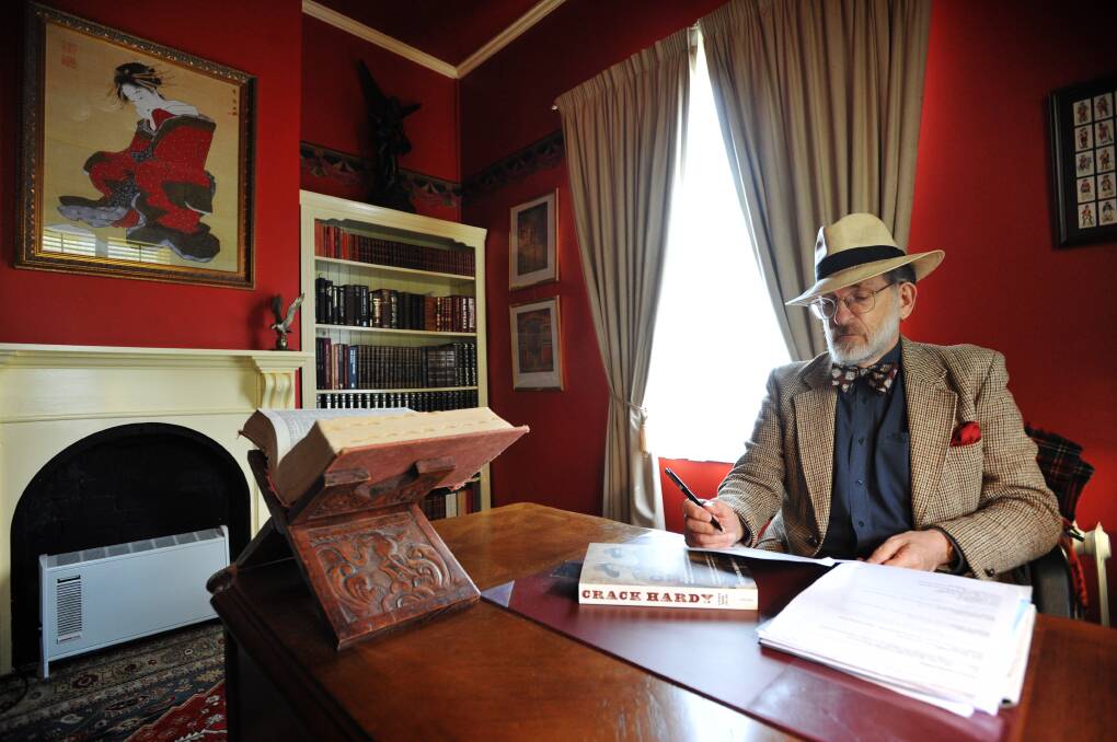 Stephen Dando-Collins is Tasmania's literary hero. Pictures: Scott Gelston