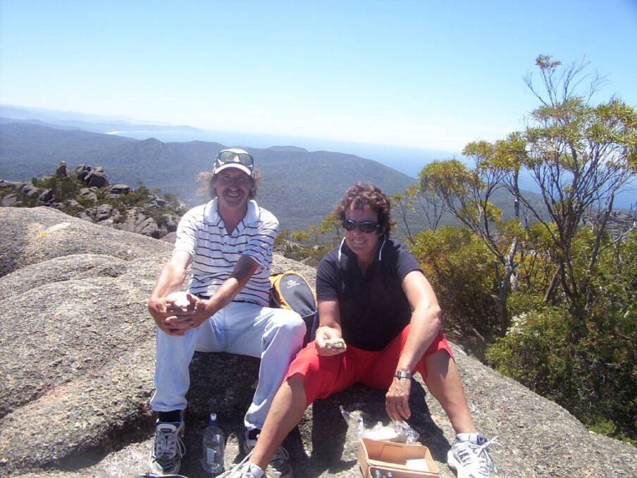 LOVED: John and Yvette McQuestin at Frecyinet. Mrs McQuestin died in 2013. They were married for more than 30 years. Picture: Supplied