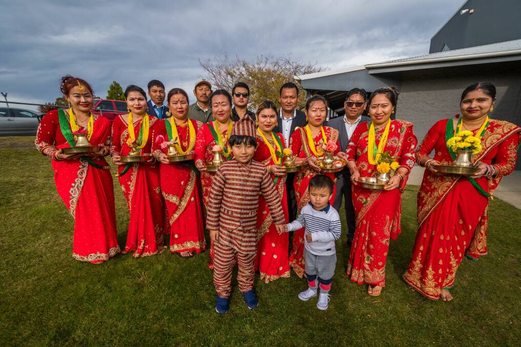 The Bhutanese community is made up of about 1500 people in Launceston. Picture: Phillip Biggs