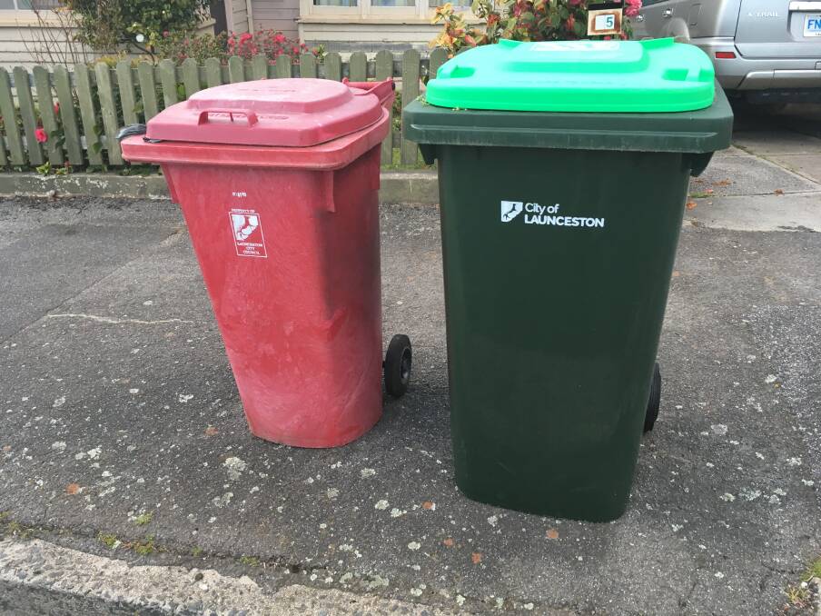 FOGO: The City of Launceston recently released FOGO bins on a trial basis. Picture: File 