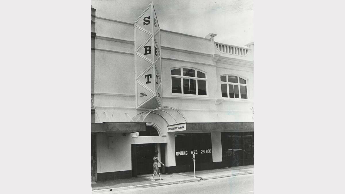 Savings Bank of Tasmania on Brisbane Street, 1978. Picture: File