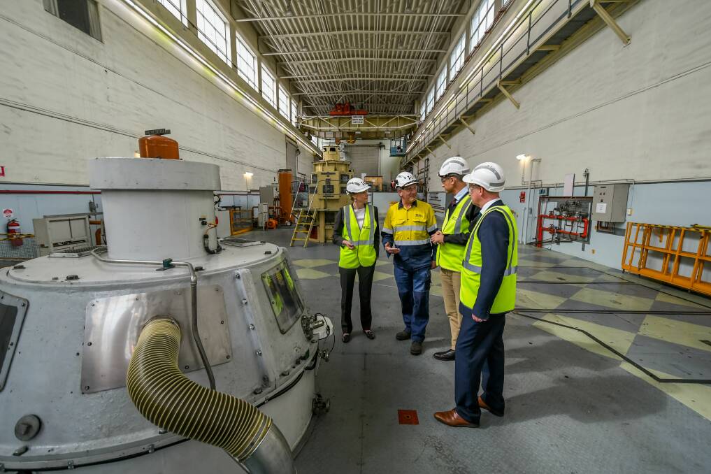 Tasmanian Liberal MHAs visit the Trevallyn Power Station.