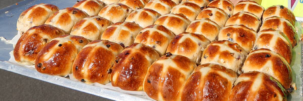Fingers crossed: Among other new tricks she's incorporated in her recipes, Amanda Sutton used golden syrup on her hot cross buns for the first time to "delicious" effect. Picture: file