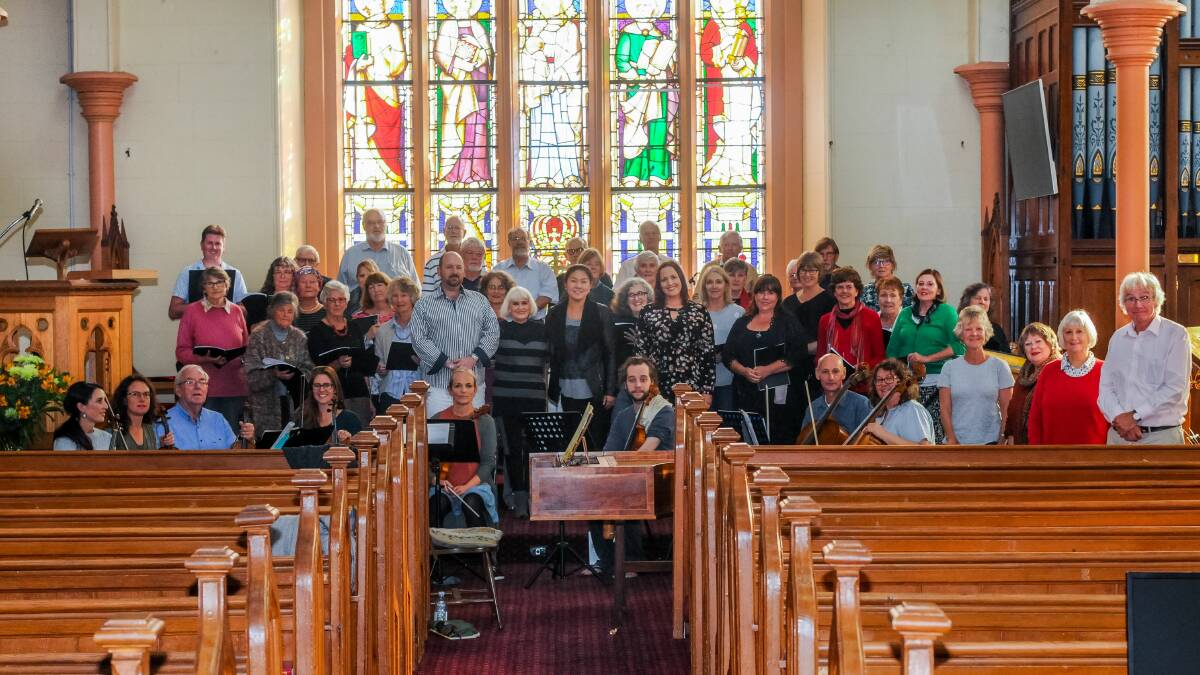 SUNDAY SOUNDS: The Evandale Village Singers will perform with Don Chorale and Camerata Obscura at Christ Church Longford on Sunday. Picture: Neil Richardson