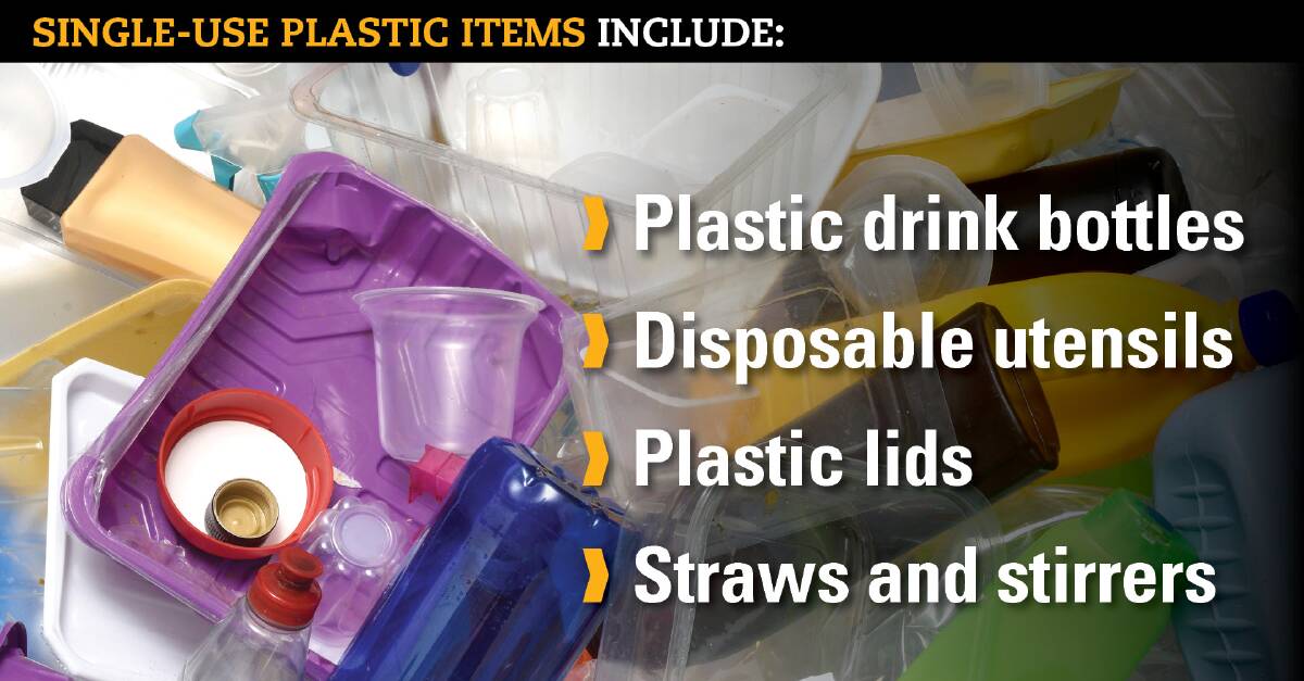 PUTTING PLASTIC IN ITS PLACE: The reduction of single-use plastic was discussed at Monday's council meeting.