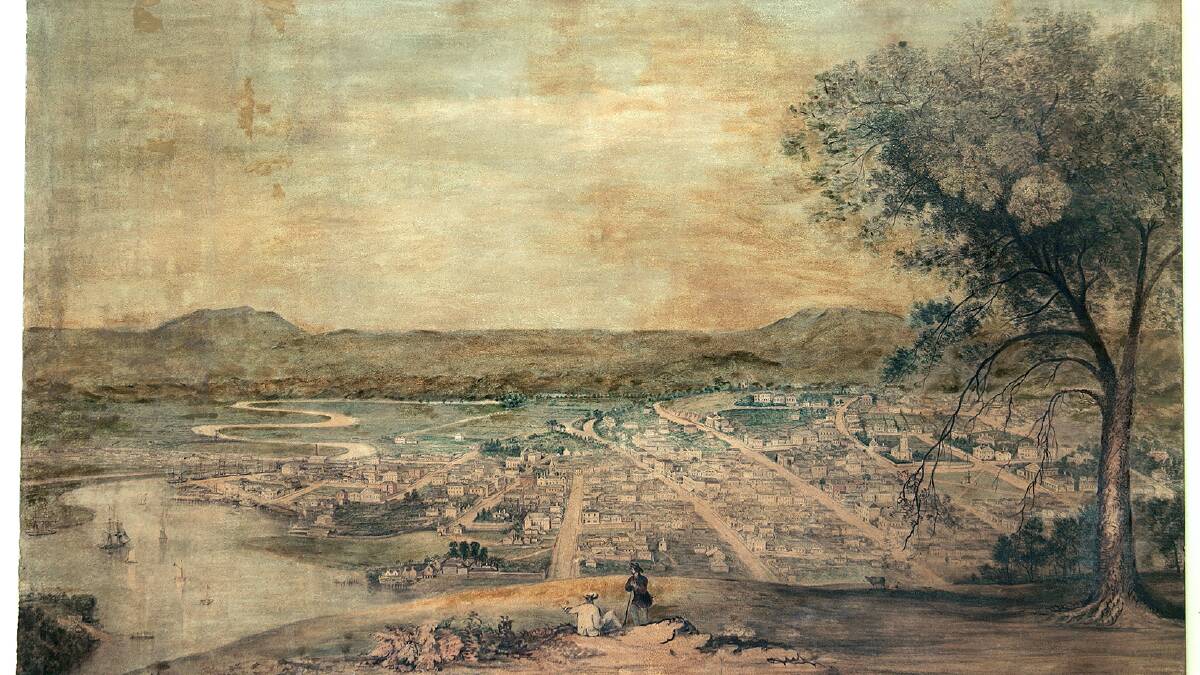 HISTORIC VIEW: Frederick Strange's View of Launceston.