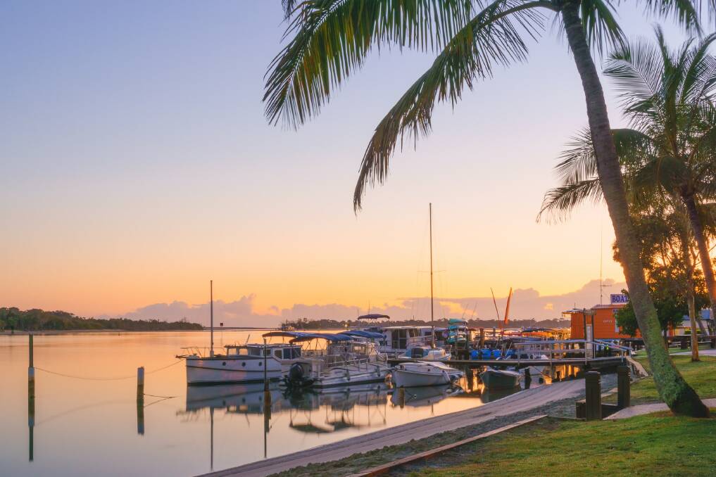  Sunrise on the Noosa River. Enjoy Noosa's natural beauty and listen to brilliant music during the Noosa Jazz Festival from August 22 to September 1. Picture Tourism Noosa