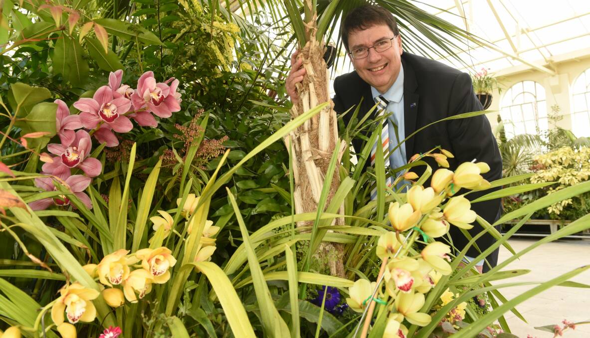 Flower and Garden Festival event manager Michael Preece says this year's event is shaping up to be the biggest and best yet. Picture: Paul Scambler 