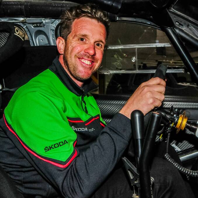CAMS Australian Rally Championship driver Adrian Coppin gears up for this weekend's Rally Tasmania event. Picture: Neil Richardson 