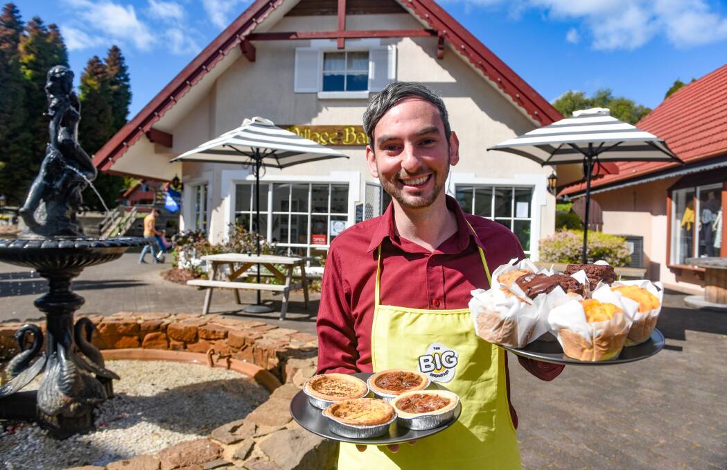 SUPPORT: Tamar Valley Resort general manager Damien Pinkerton. The resort's Grindelwald Bakery Cafe are one of the Northern businesses getting behind the Big Breakfast campaign. Picture: Paul Scambler 