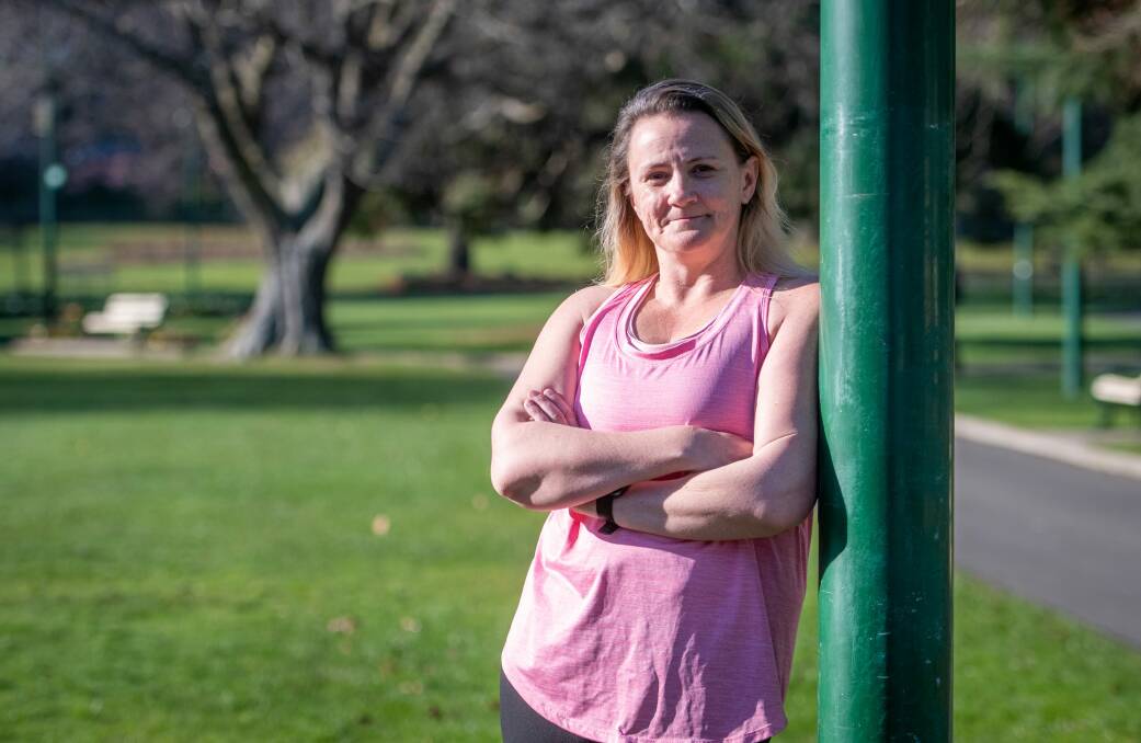 MISSION: Bernadette Claire Griffiths, of Launceston, will run 72 kilometres throughout September to raise funds for the Prostate Cancer Foundation. Picture: Paul Scambler 