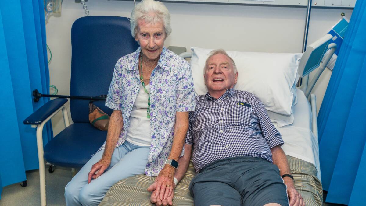 Pauline Anderson didn't hesitate to call an ambulance for Bill, her husband of almost 60 years. 